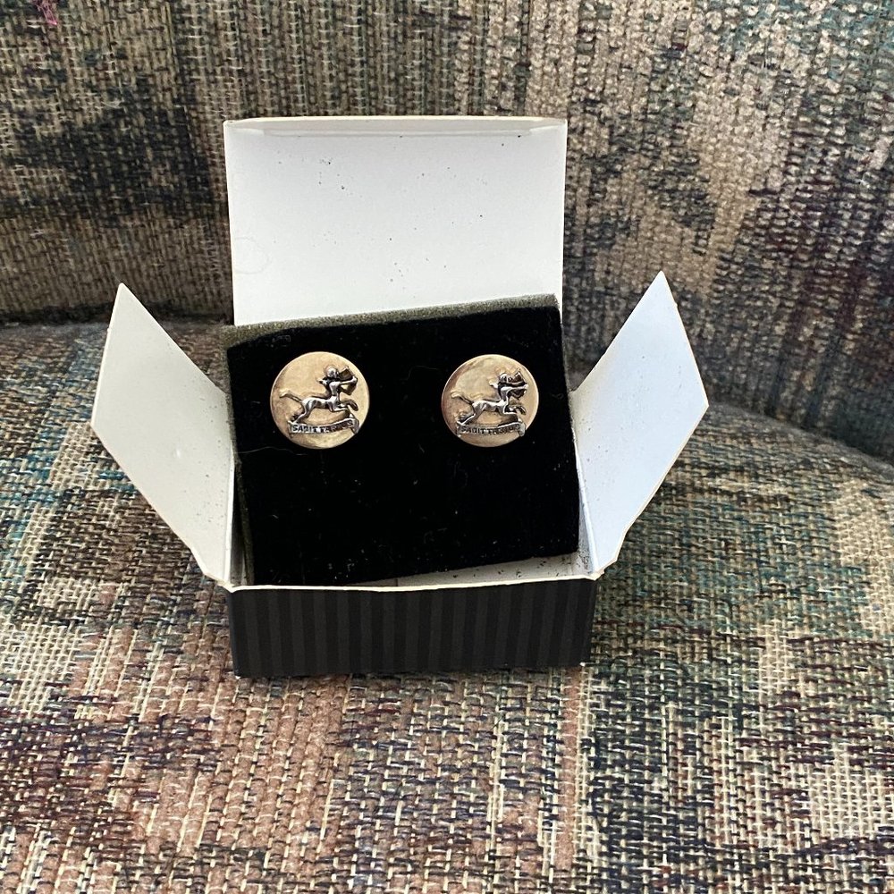Vintage Avon Sagittarius cuff links